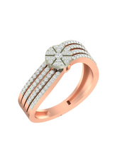 18K Gold & Diamond Ring For Women KRA10491